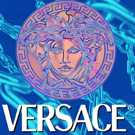 versace logo que significa|Versace logo background.